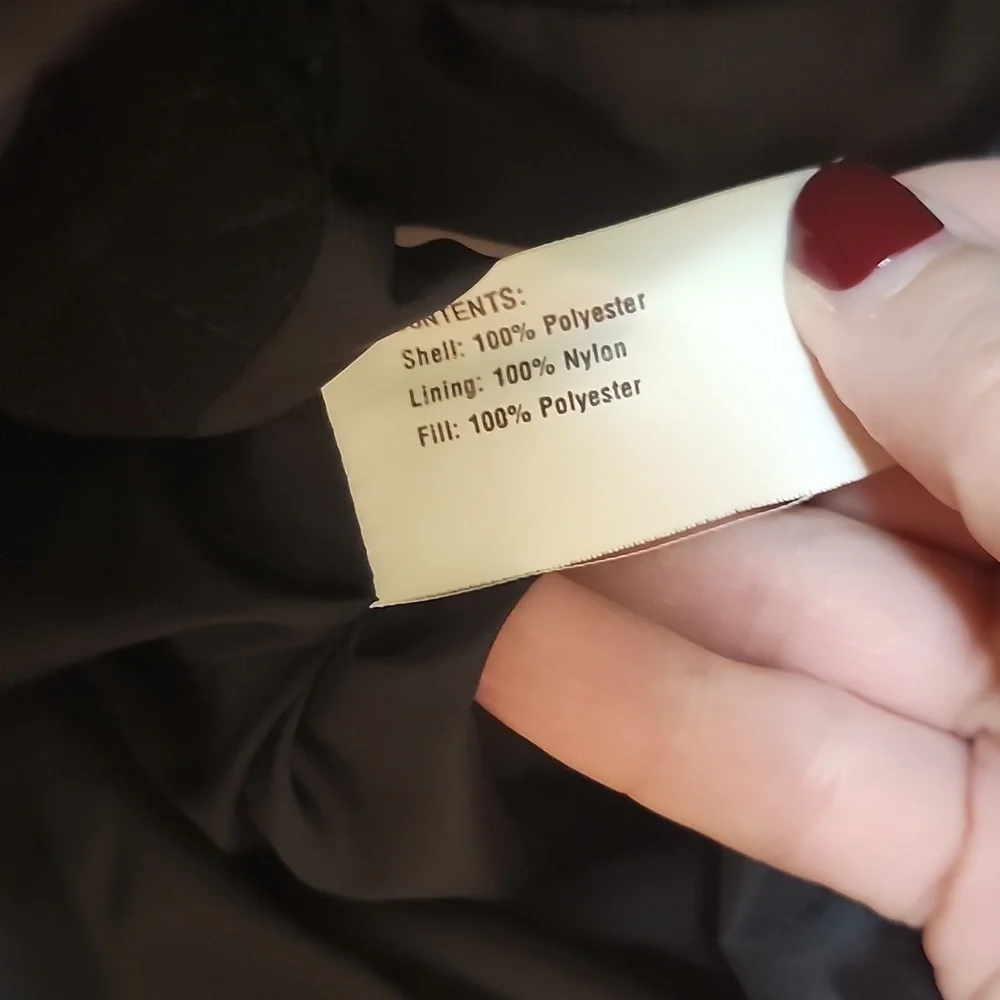 GALLERY QUILTED STAND COLLAR BLACK QUILTED JACKET - Picture 3 of 4